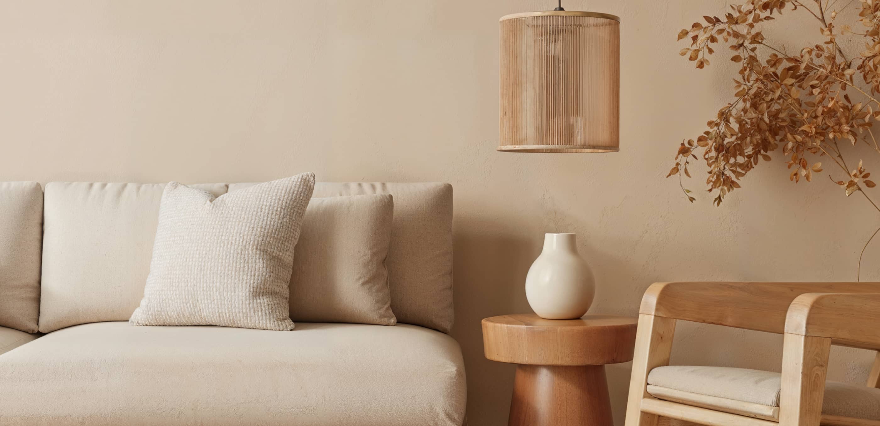 Cozy Beige Living Room Design Home Geneva | BRIX Template
